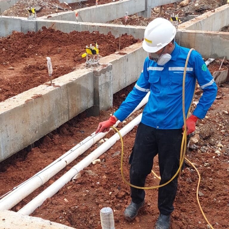 jasa anti rayap spot spraying