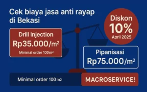 Harga jasa anti rayap bekasi