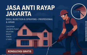 Jasa anti rayap jakarta