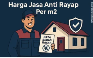 harga jasa anti rayap per m²
