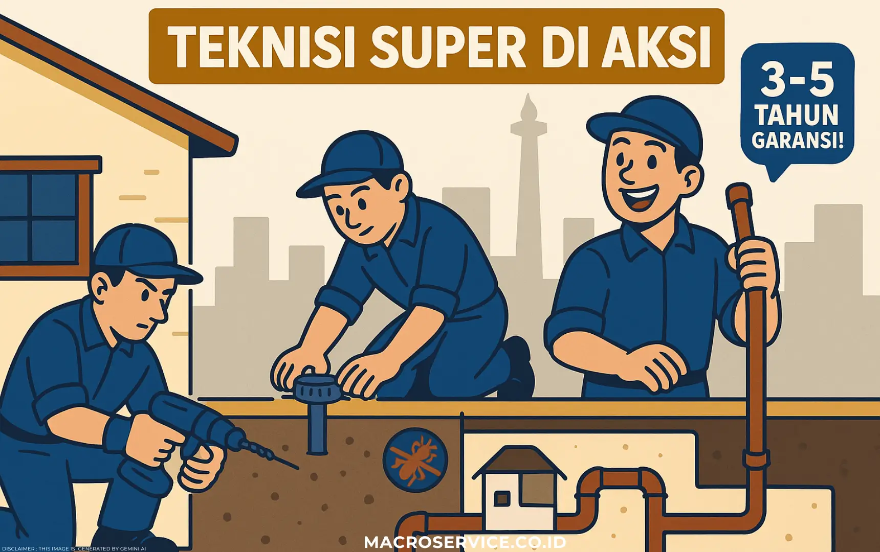 Rayap Jakarta Utara Mengganggu? Tenang, Kami Solusinya! (Garansi Panjang!) 1 jasa anti rayap jakarta utara