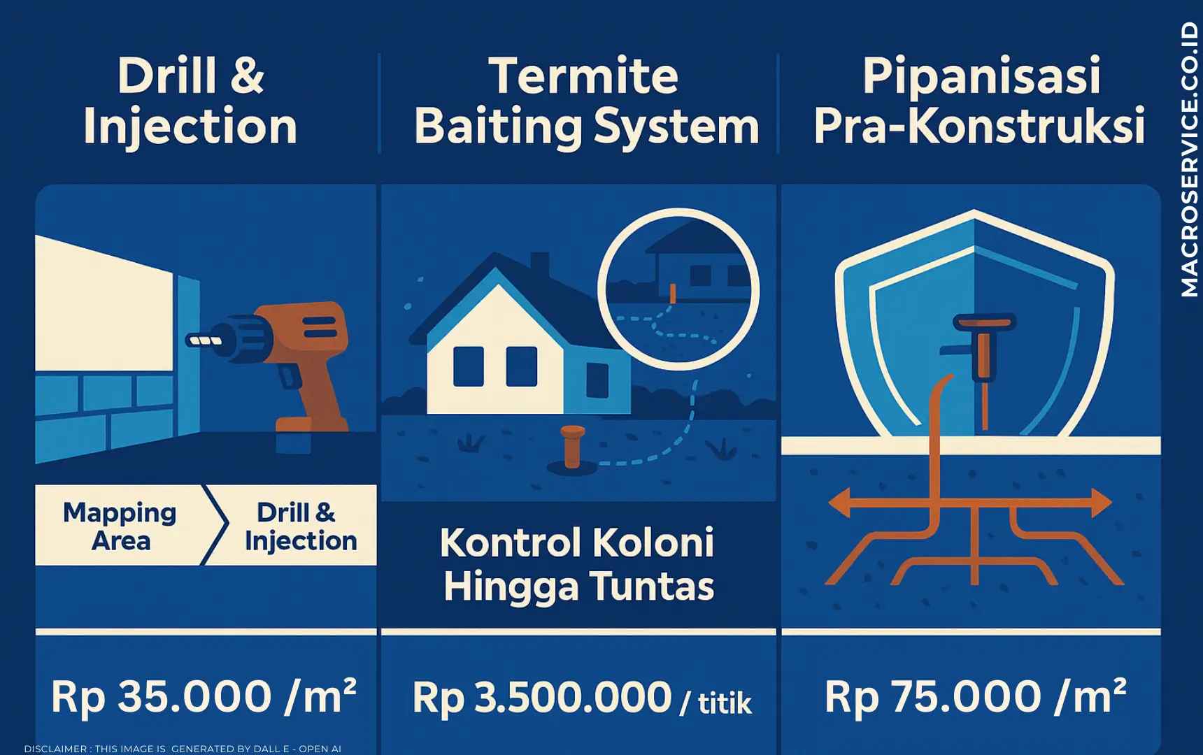 metode treatment jasa anti rayap