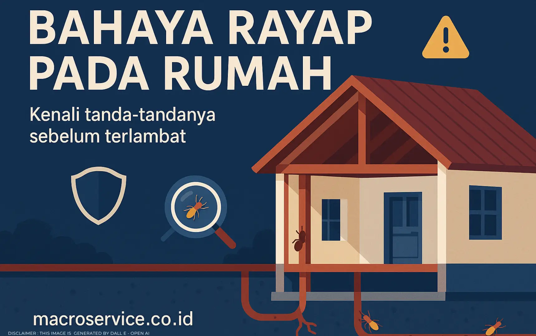 bahaya rayap pada rumah