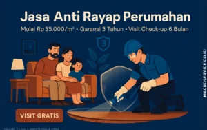 Jasa anti rayap perumahan