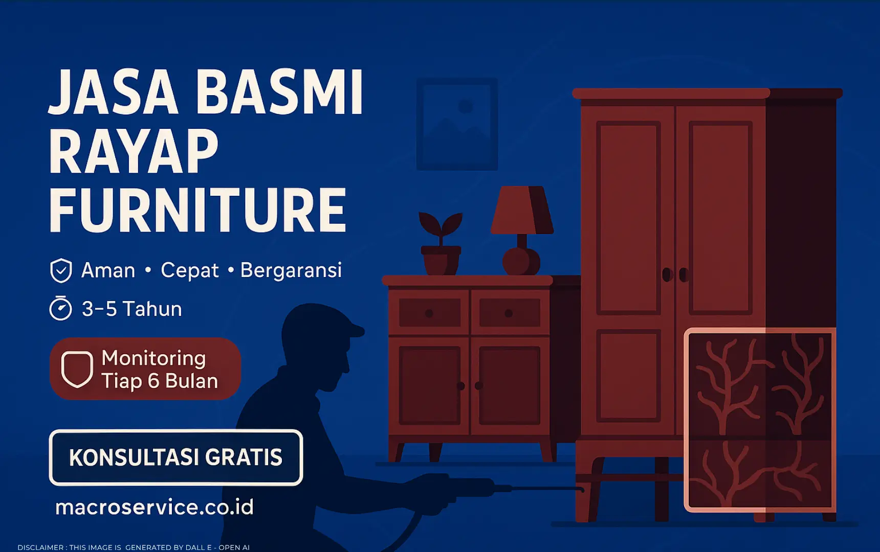 jasa basmi rayap furniture